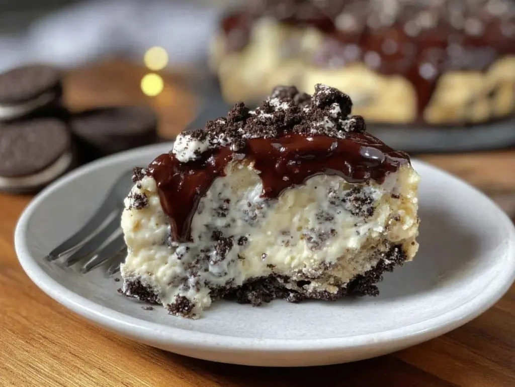 no bake oreo cheesecake - featured image