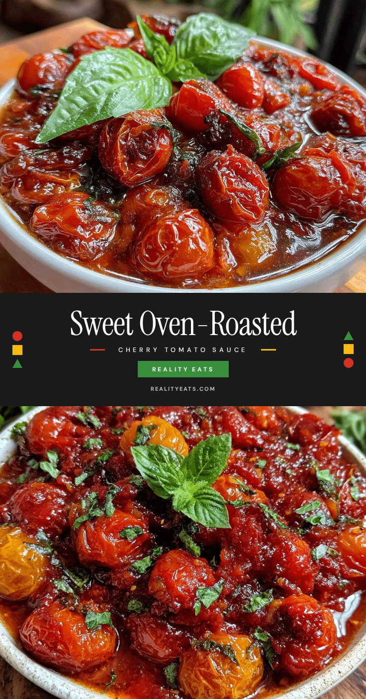 oven roasted cherry tomato sauce recipe