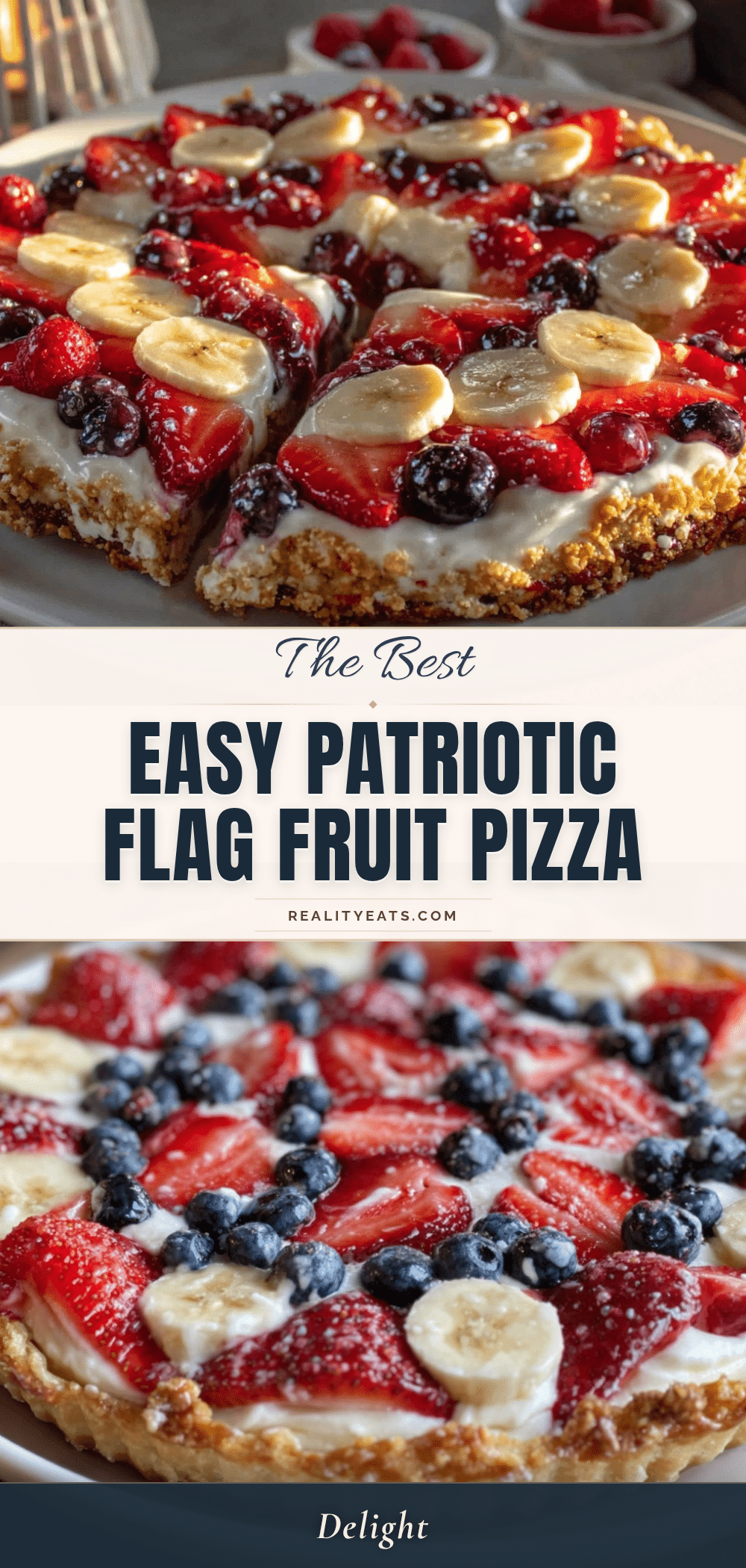 patriotic flag fruit pizza recipe