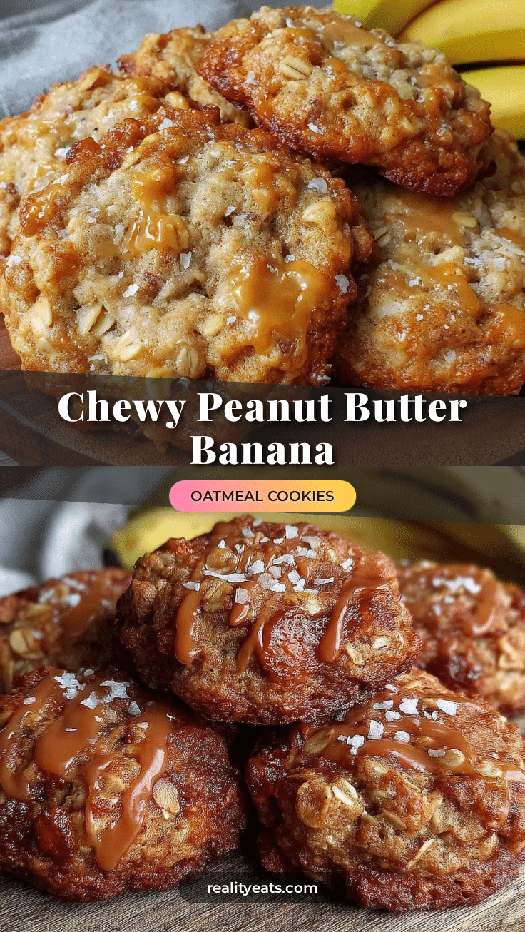 peanut butter banana oatmeal breakfast cookies recipe
