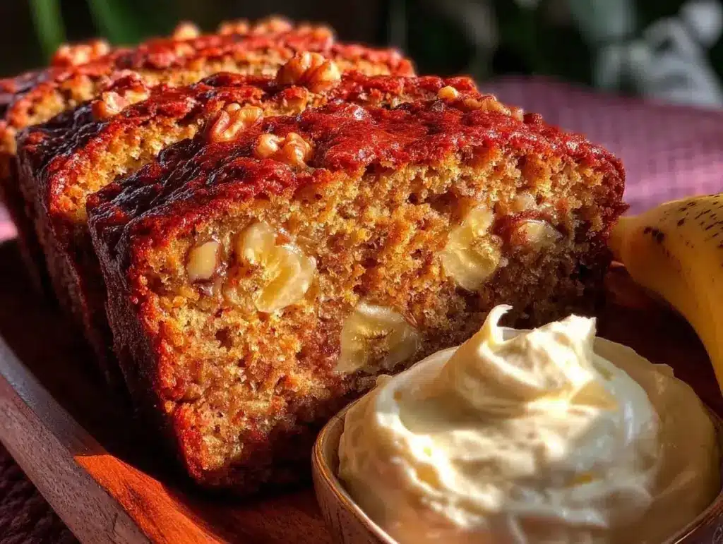 protein-packed banana bread recipe with greek yogurt - featured image