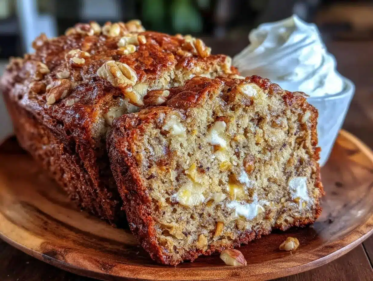 protein-packed banana bread recipe with greek yogurt preparation steps