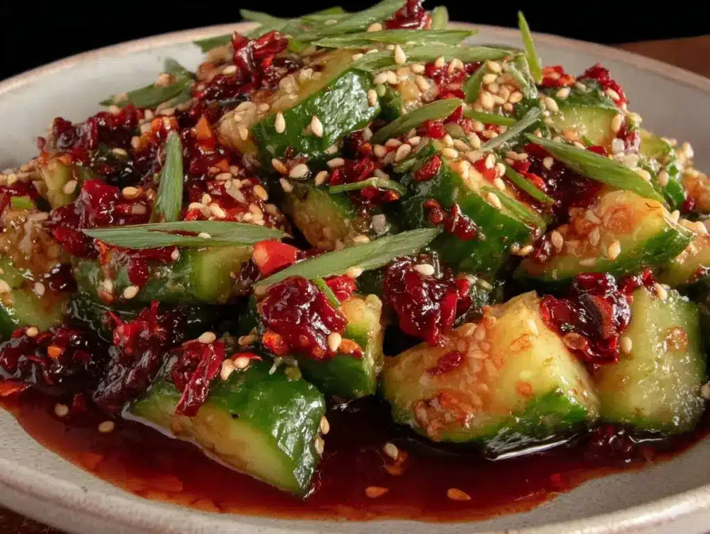 smashed cucumber salad - featured image