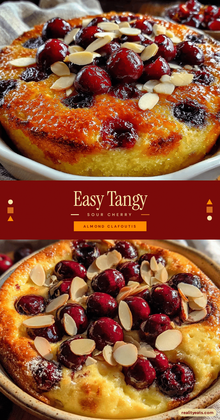 sour cherry almond clafoutis recipe