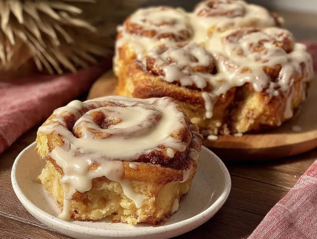 sourdough discard cinnamon rolls - featured image