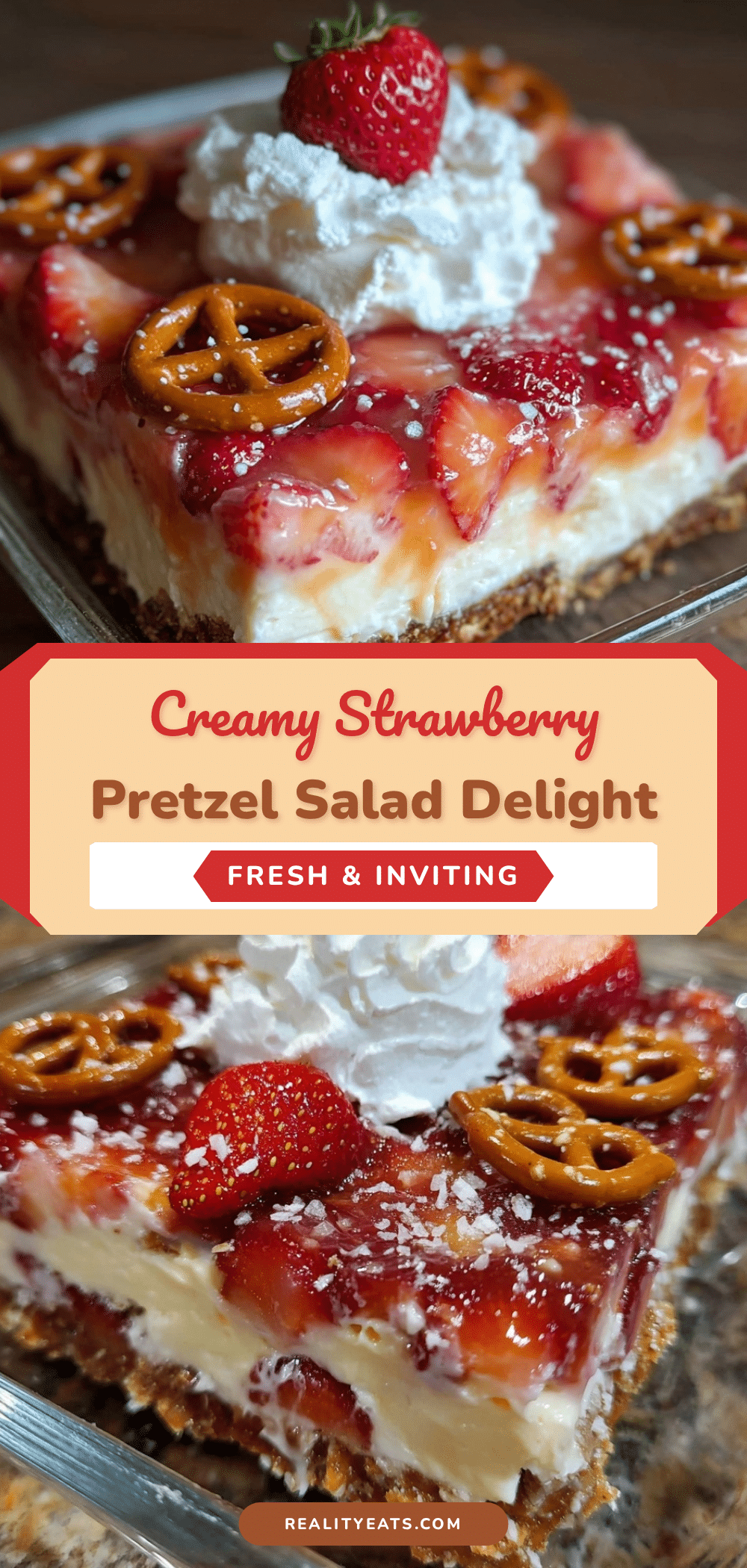 strawberry pretzel salad recipe