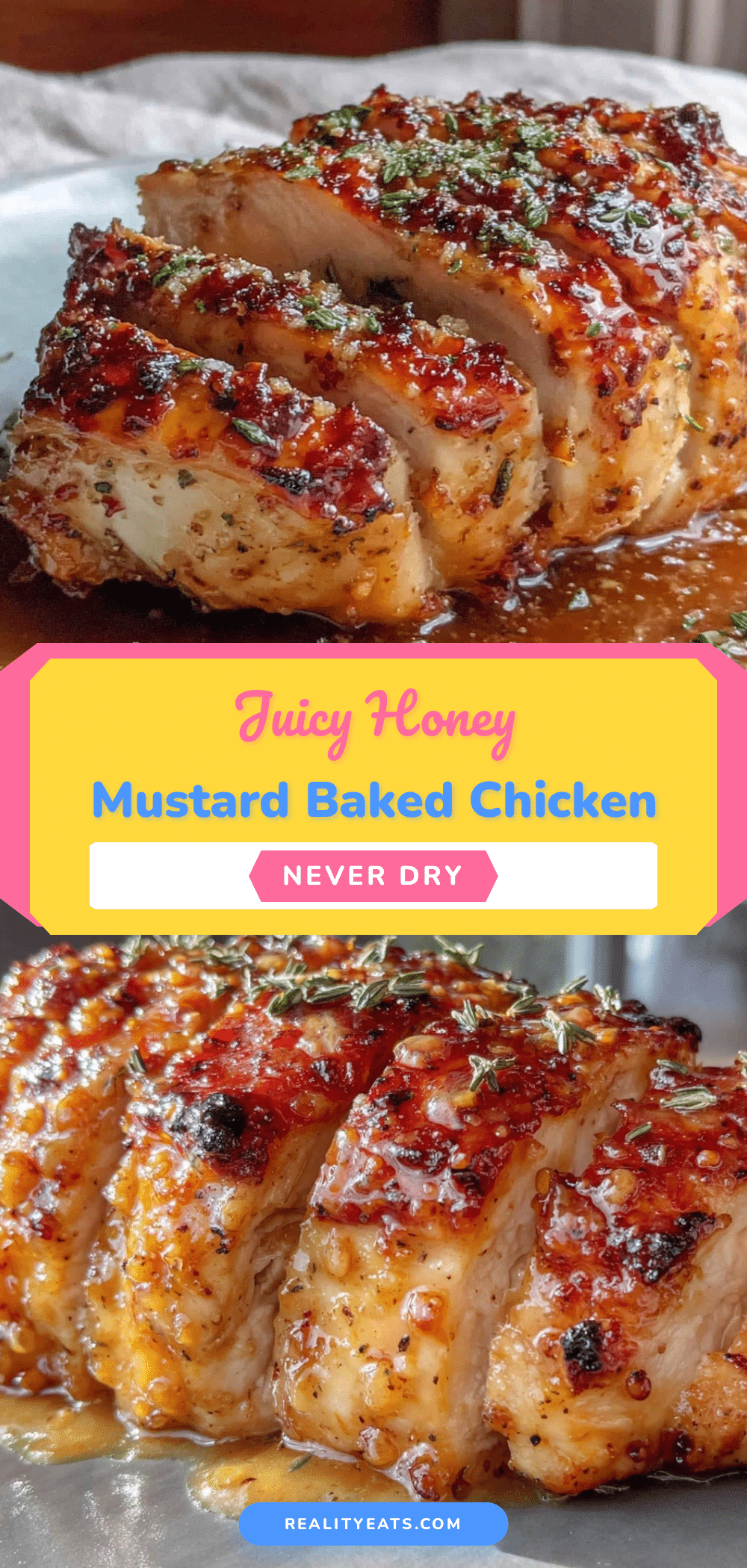 tender honey mustard baked chicken breast recipe