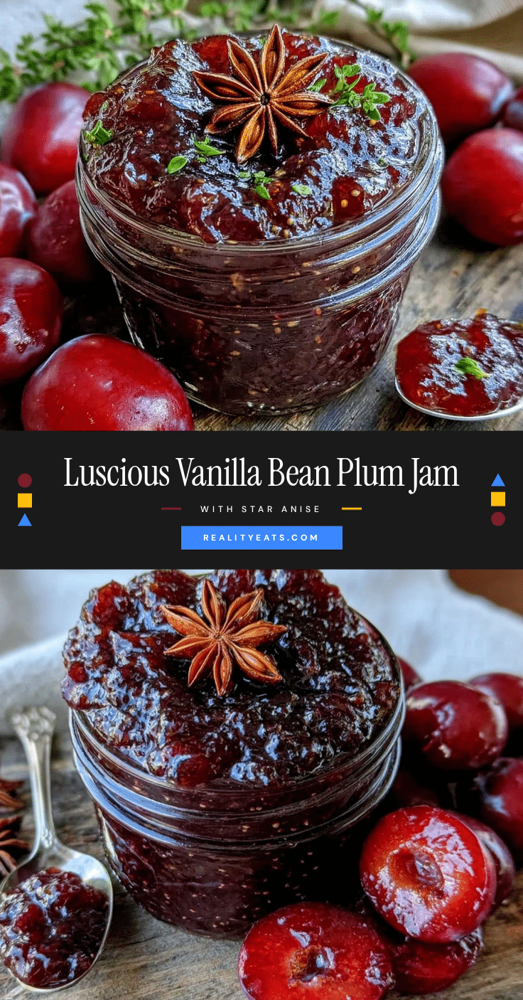 vanilla bean plum jam recipe