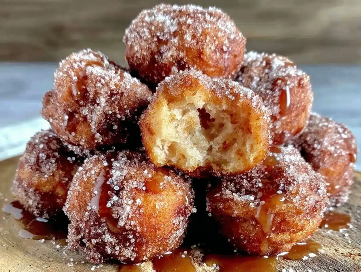apple cider donut holes preparation steps