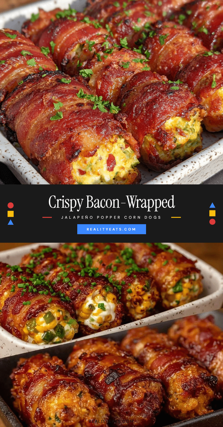 bacon-wrapped jalapeño popper corn dogs recipe