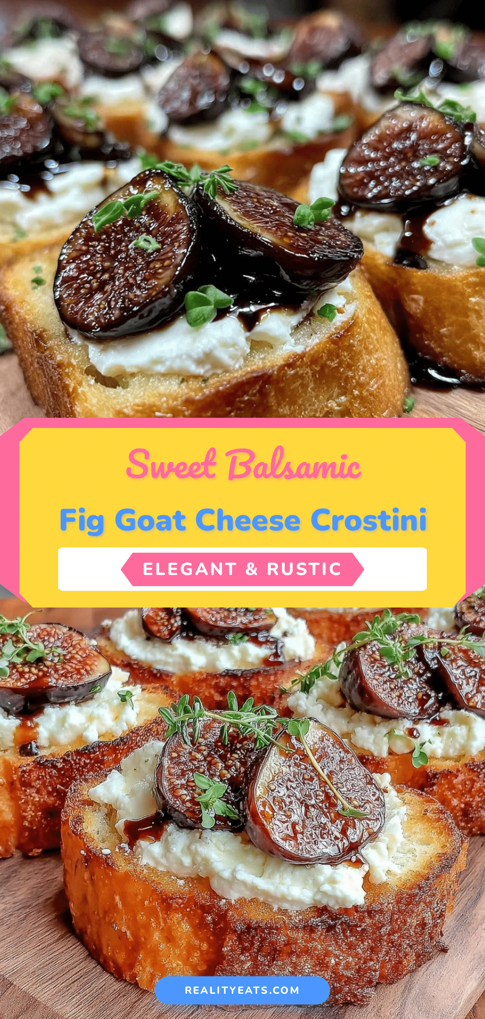 balsamic fig and goat cheese crostini recipe