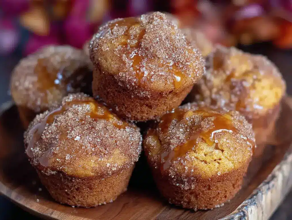 brown butter apple cider doughnut muffins - featured image