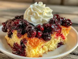 brown butter blueberry shortcake - featured image