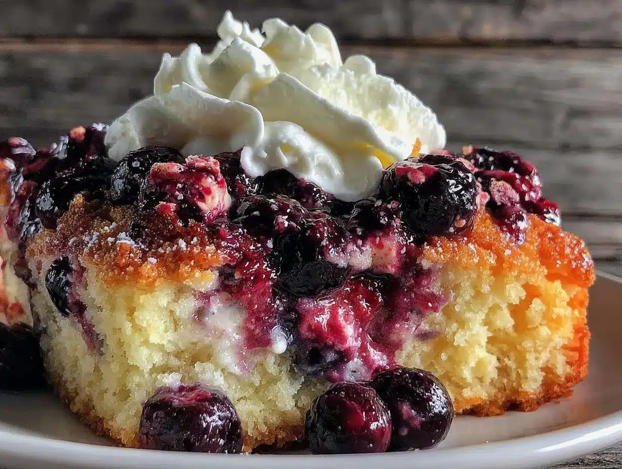 brown butter blueberry shortcake preparation steps