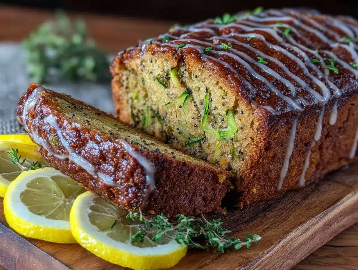 brown butter lemon zucchini loaf preparation steps