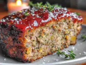 brown sugar glazed meatloaf - featured image