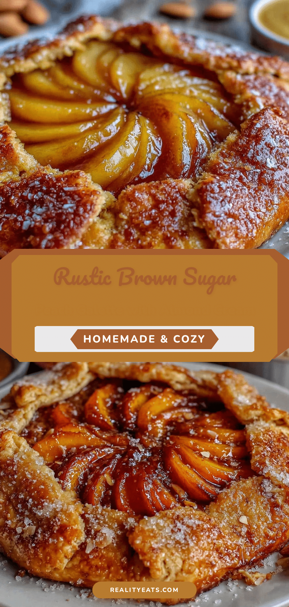 brown sugar peach galette recipe