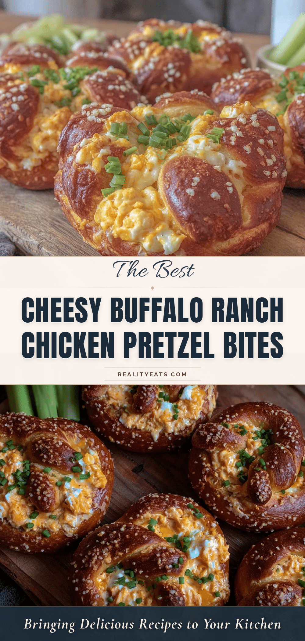buffalo ranch chicken dip stuffed soft pretzels recipe