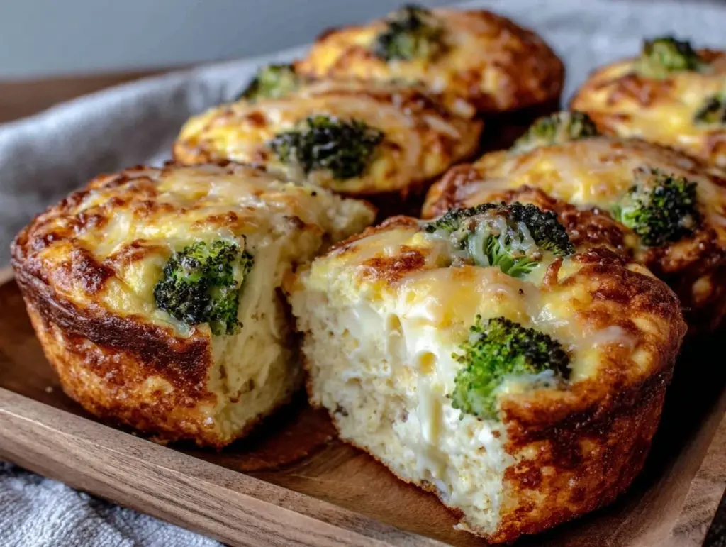 cheesy broccoli egg muffins - featured image