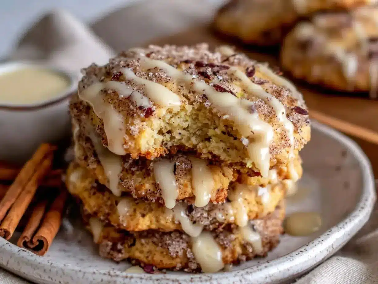 cinnamon sugar zucchini cookies preparation steps
