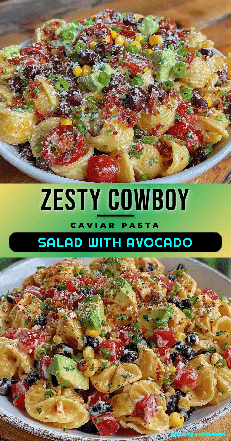 cowboy caviar pasta salad recipe