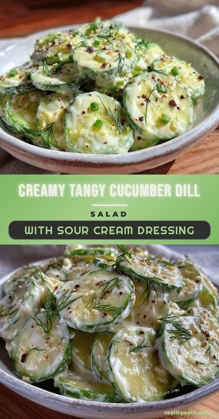 creamy cucumber dill salad recipe