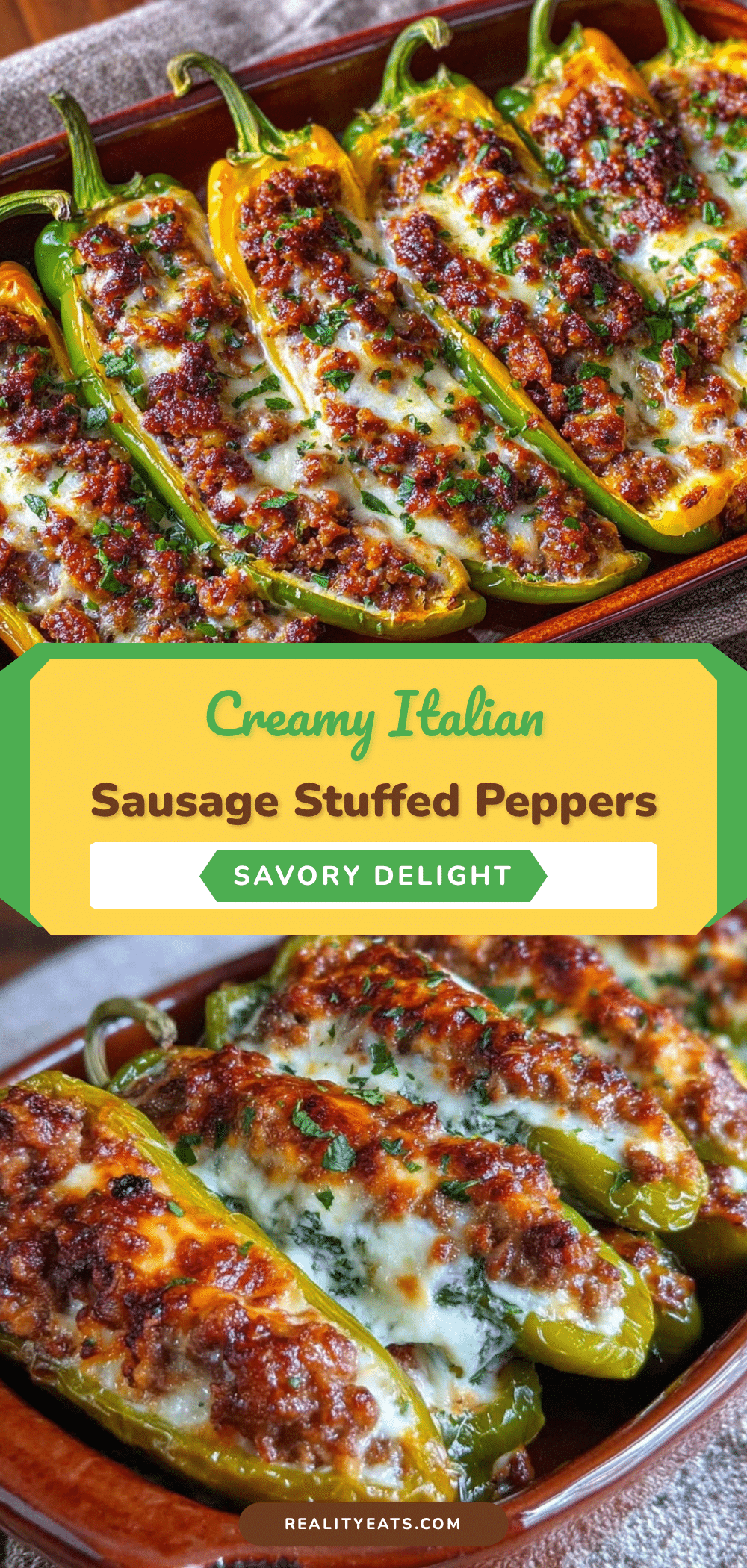 creamy stuffed banana peppers recipe