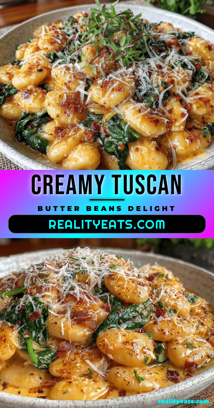 creamy tuscan butter beans recipe