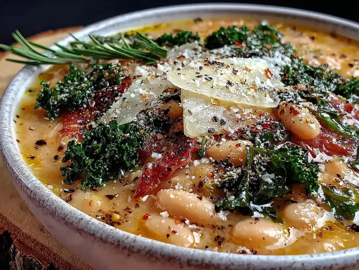 creamy tuscan white bean soup preparation steps