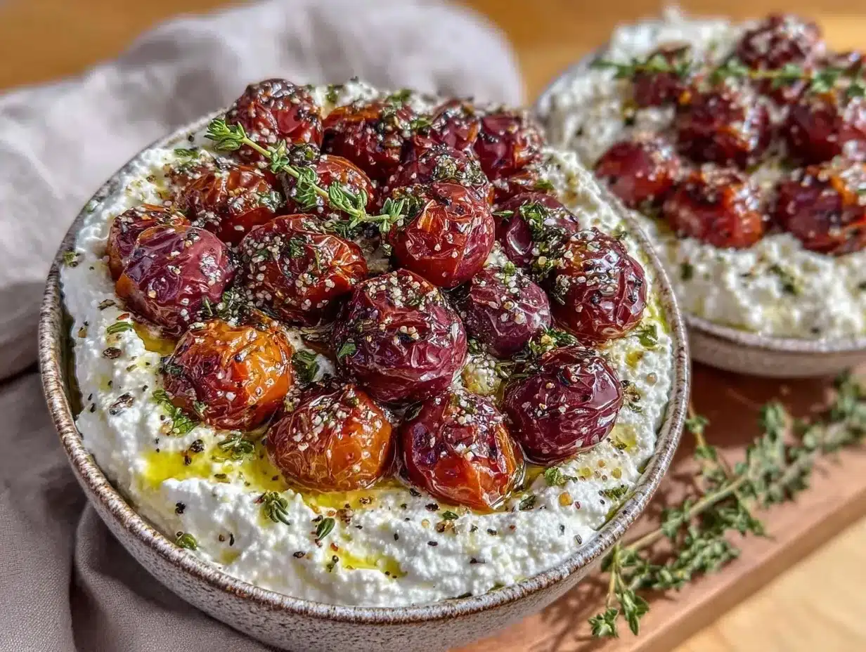 creamy whipped feta dip preparation steps