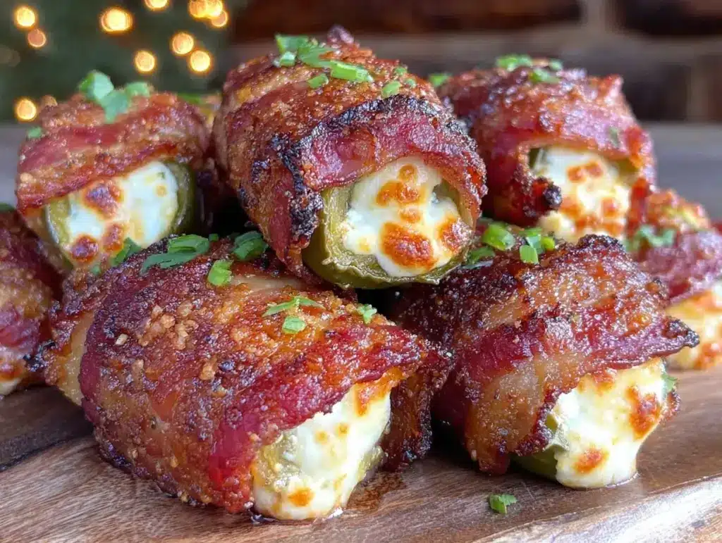 crispy bacon-wrapped jalapeño poppers - featured image