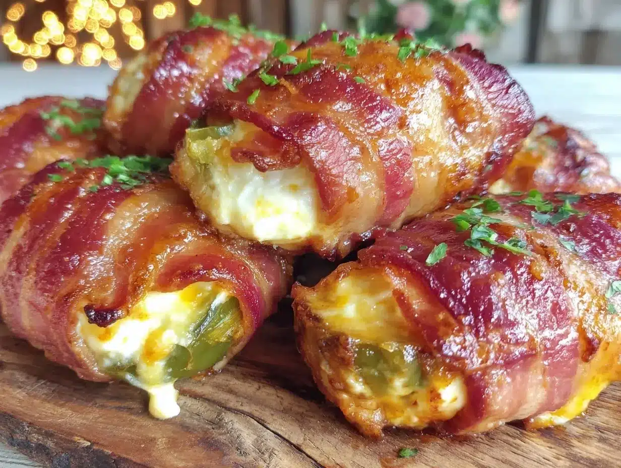 crispy bacon-wrapped jalapeño poppers preparation steps