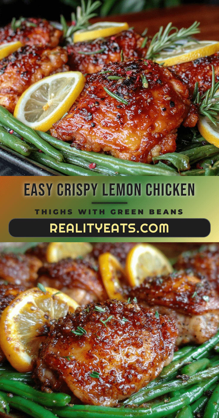 crispy lemon chicken thighs recipe