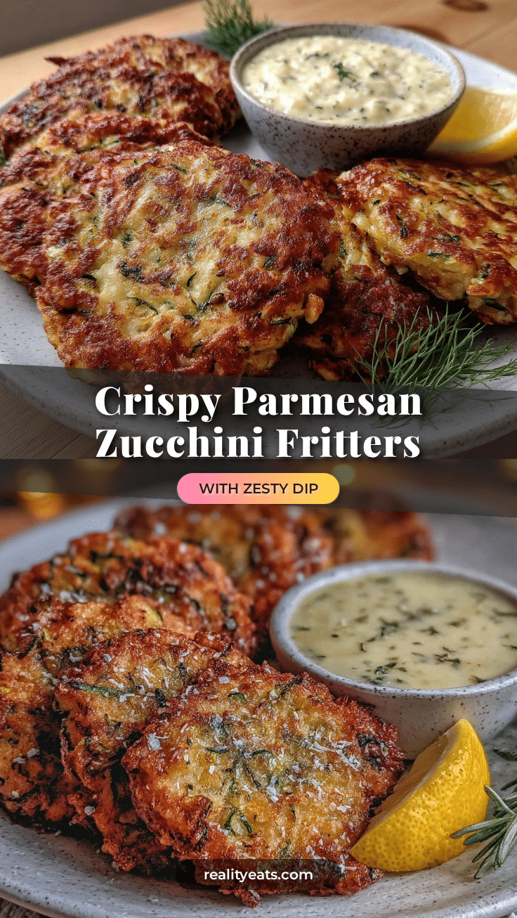 crispy parmesan zucchini fritters recipe