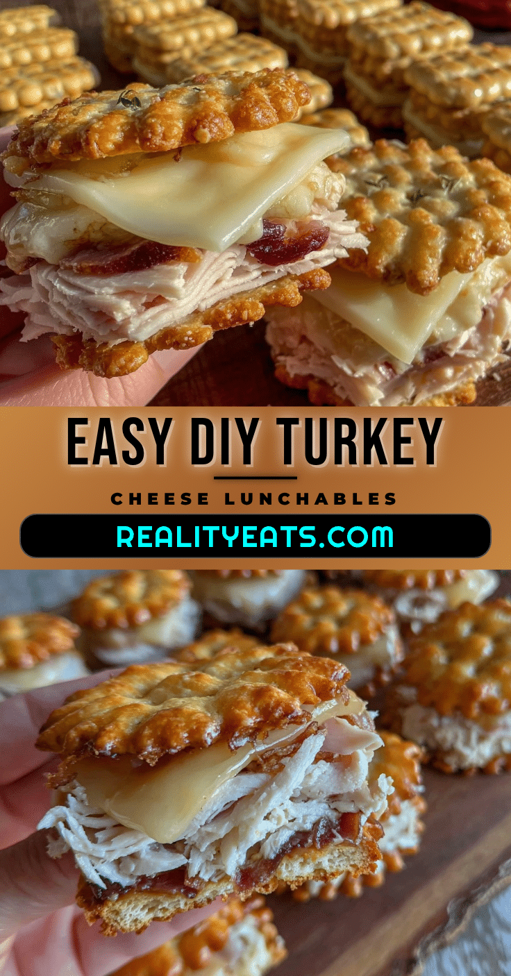 Easy DIY Lunchables with Turkey Cheese Crackers recipe