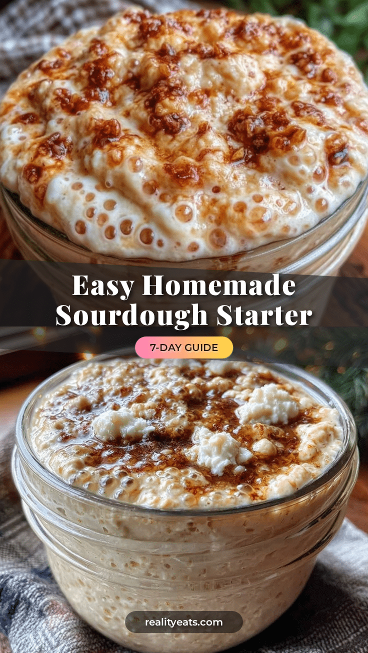 easy homemade sourdough starter recipe