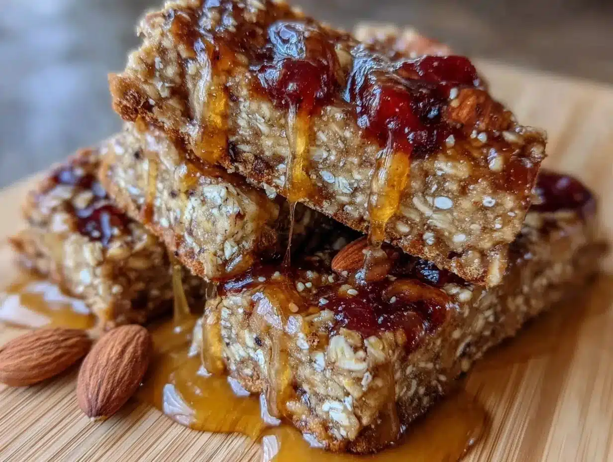easy no-bake granola bars preparation steps