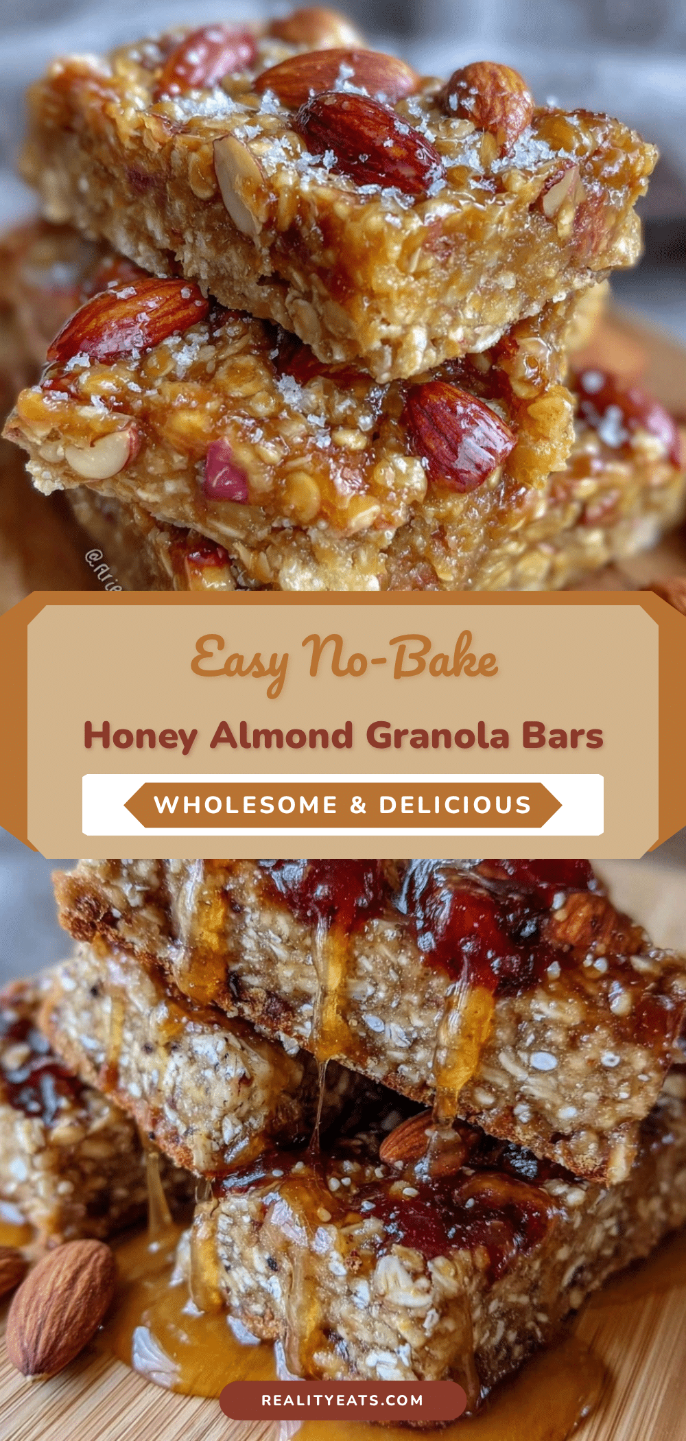 easy no-bake granola bars recipe