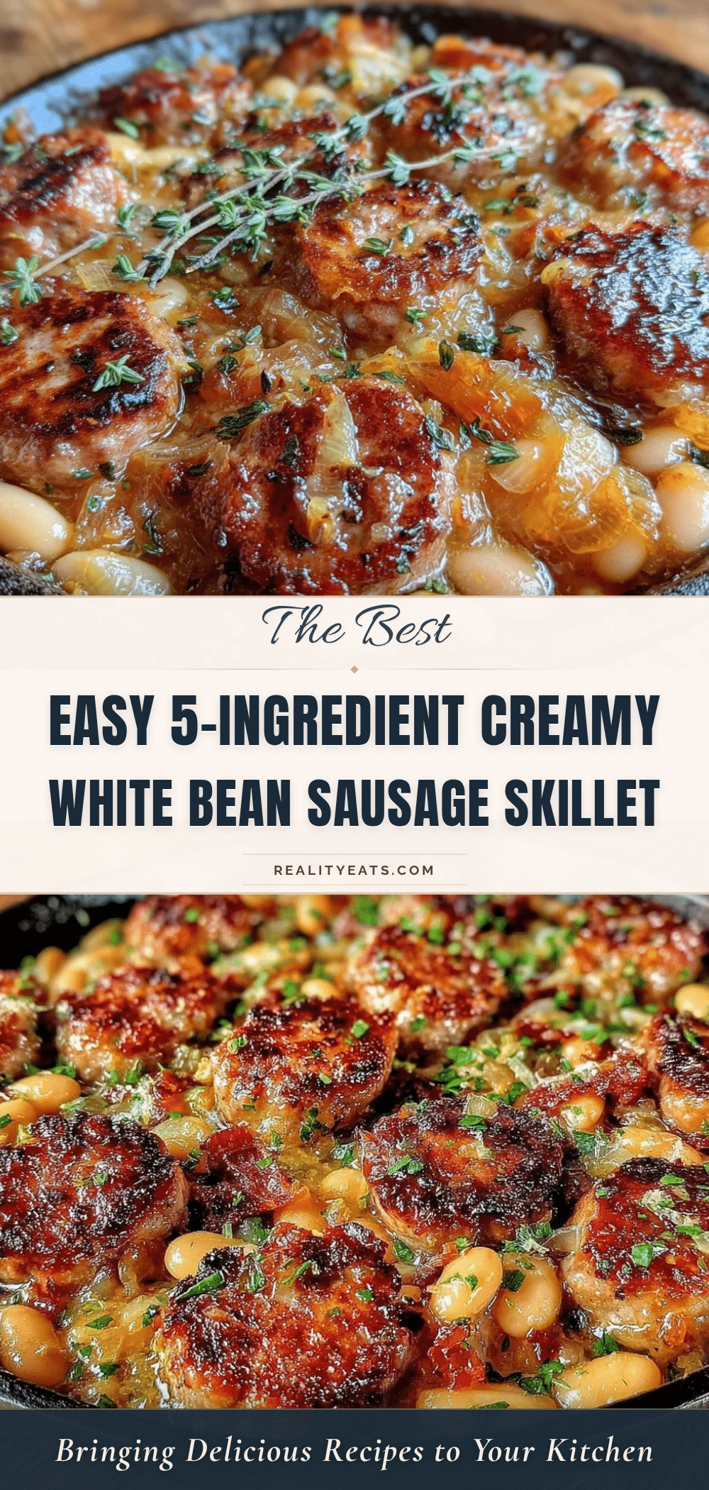 easy white bean and sausage skillet recipe