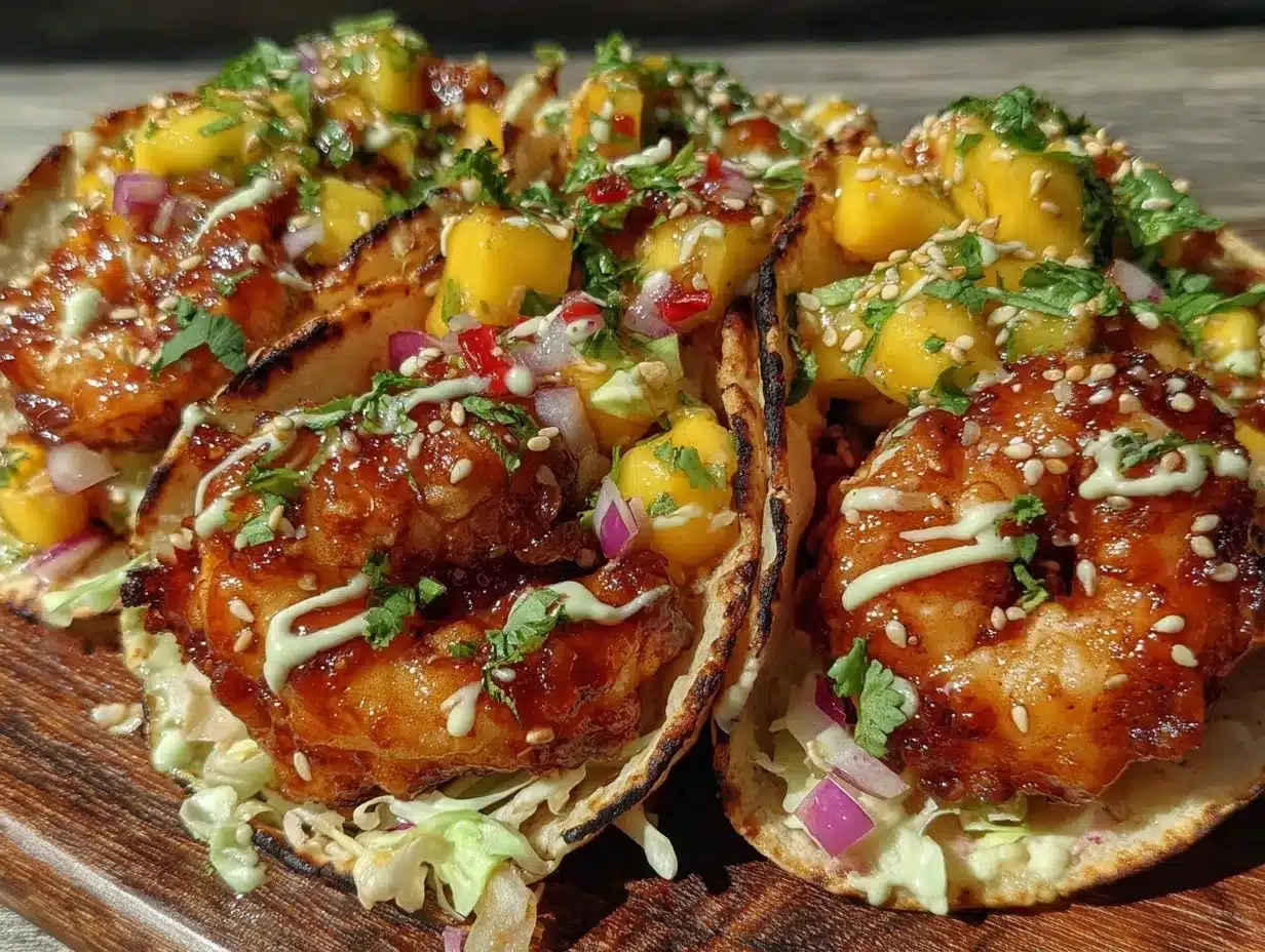 firecracker shrimp tacos preparation steps