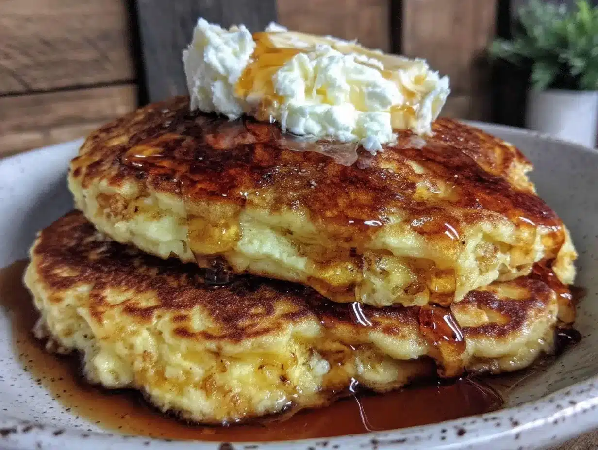 fluffy banana bread pancakes preparation steps