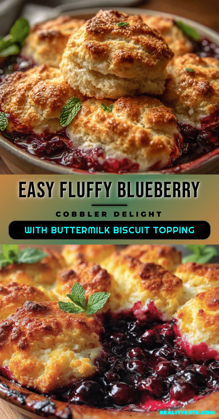 fluffy blueberry cobbler recipe