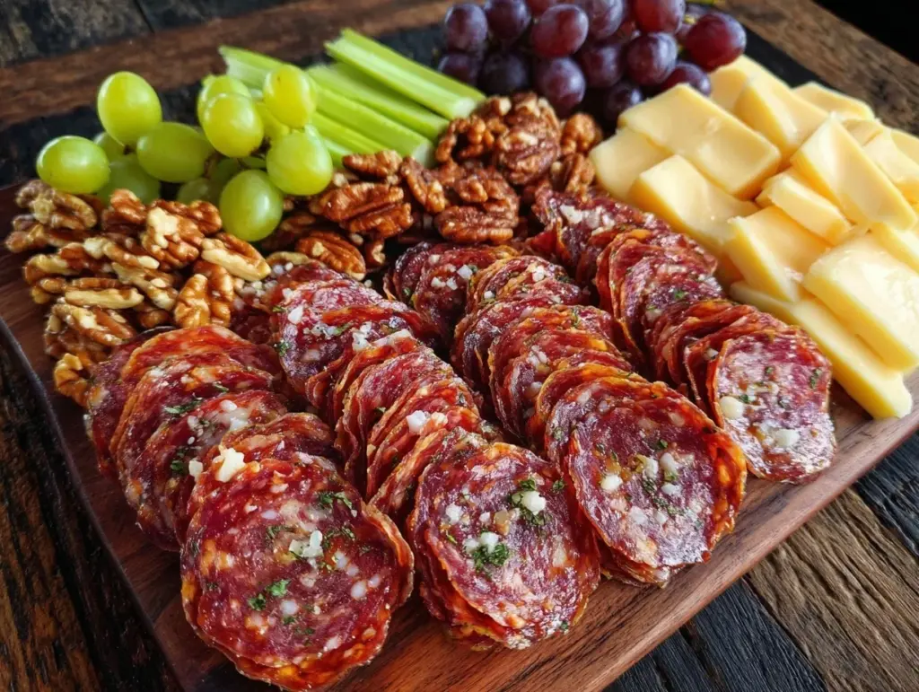 football charcuterie board - featured image
