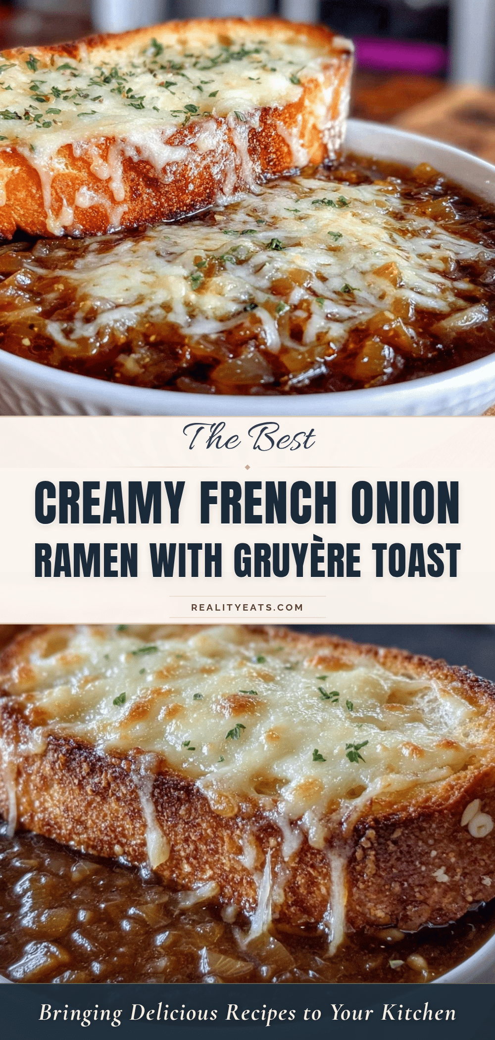 French Onion Ramen Soup recipe