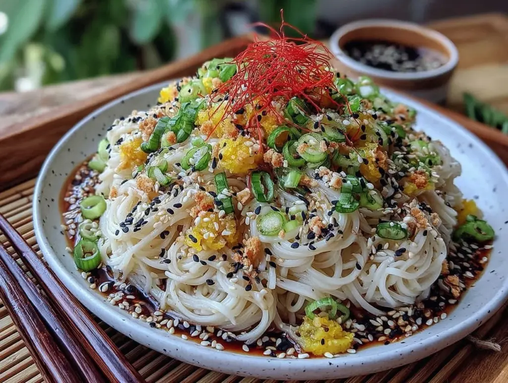 fresh cold soba noodle lunchbox - featured image