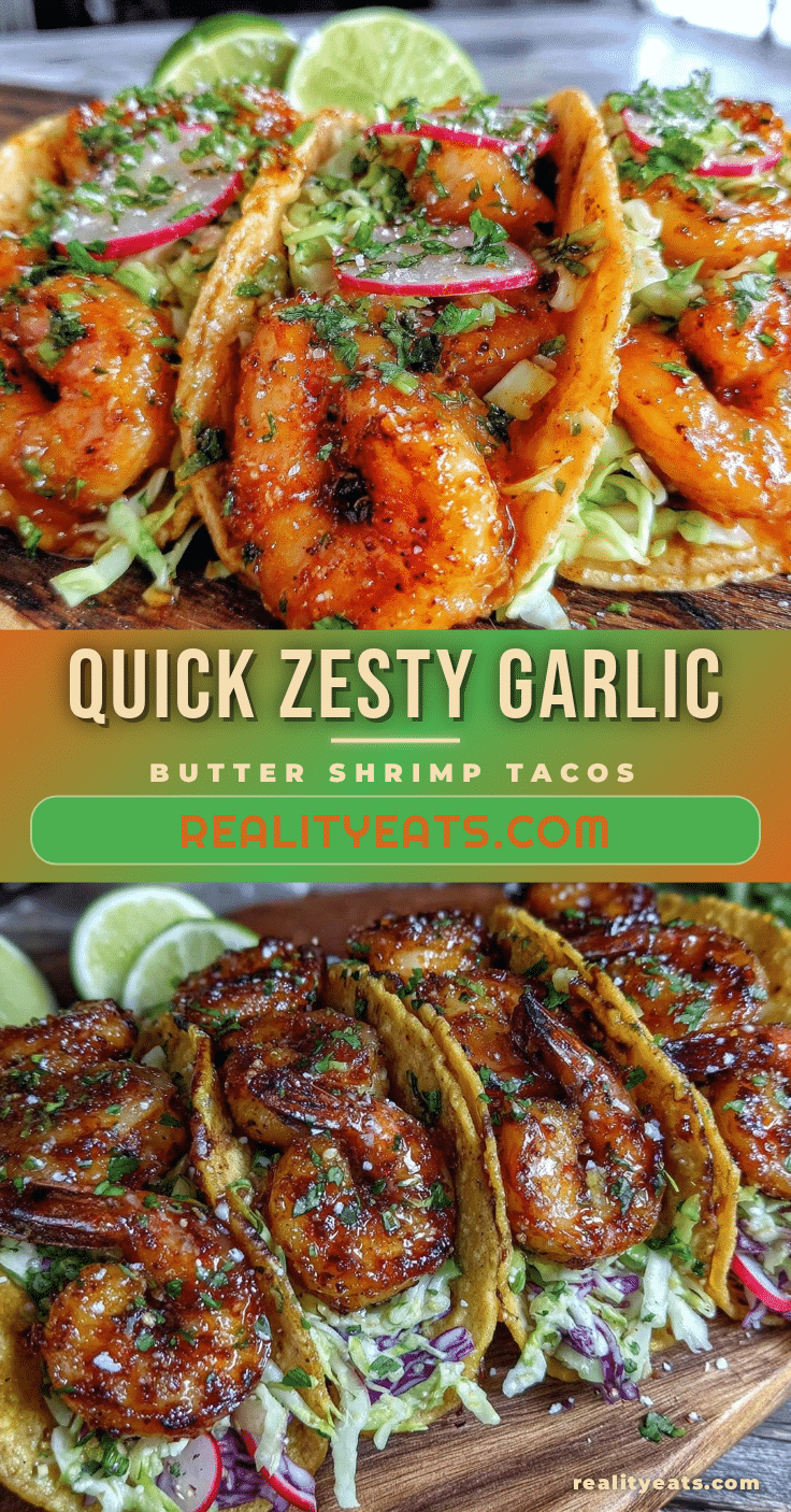 garlic butter shrimp tacos recipe