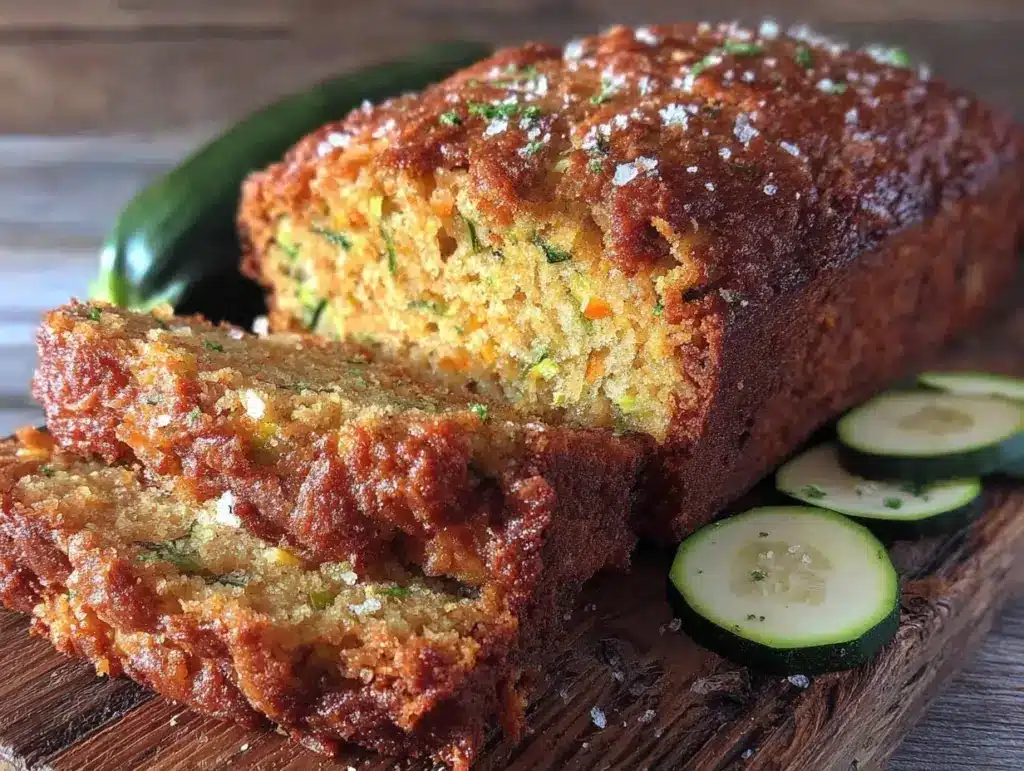 gluten-free zucchini banana bread - featured image
