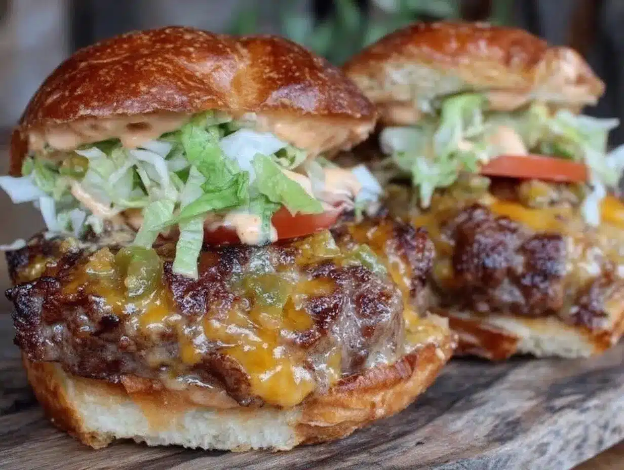 grilled jalapeño cheddar burgers preparation steps
