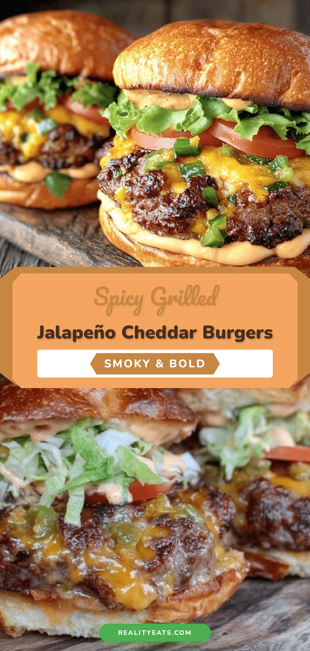 grilled jalapeño cheddar burgers recipe