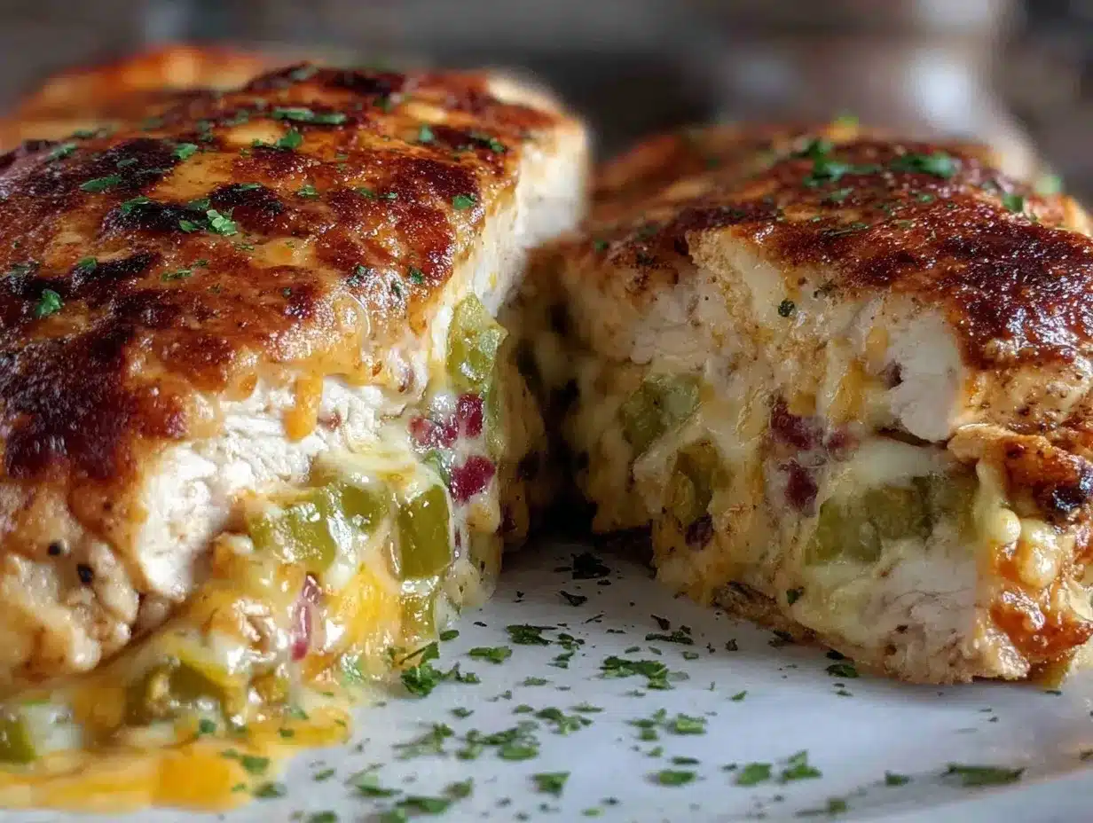hatch green chili cheese stuffed chicken breast preparation steps